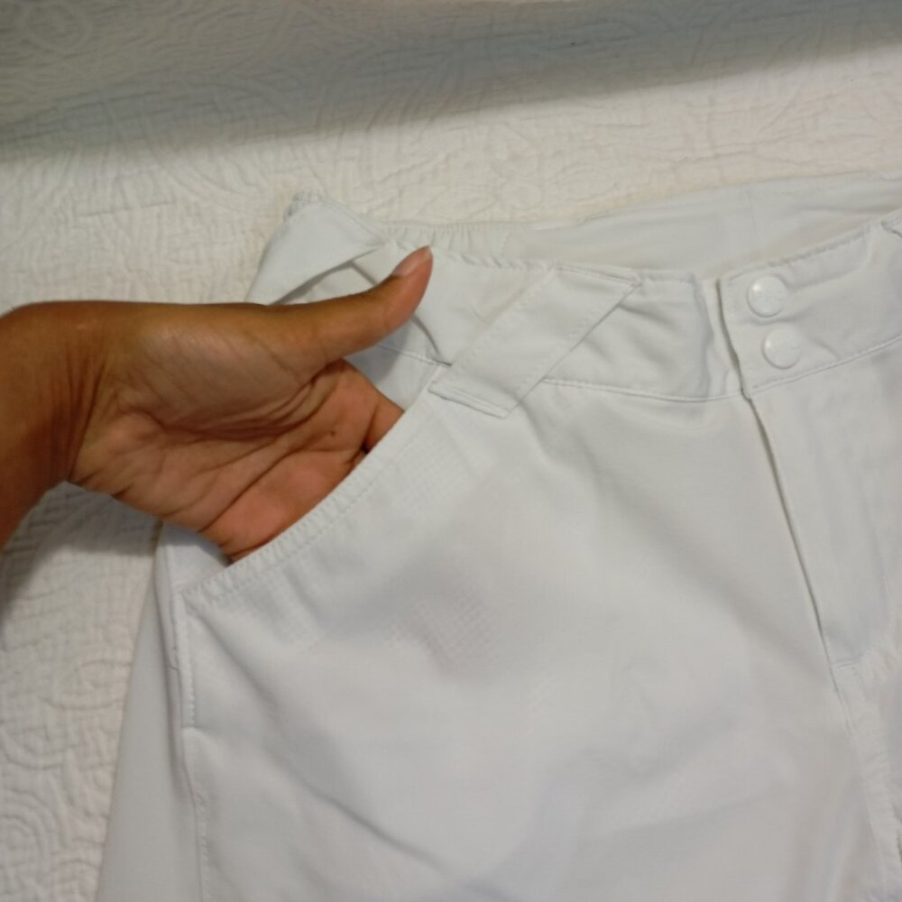 Columbia PFG White Shorts Size 6 7L Performance Fishing Gear Outdoor Wear - Picture 5 of 9